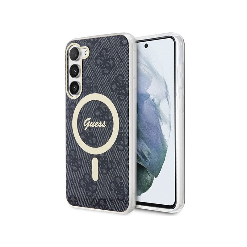 Etui GUESS 4G MagSafe do Samsung Galaxy S23+ Czarny