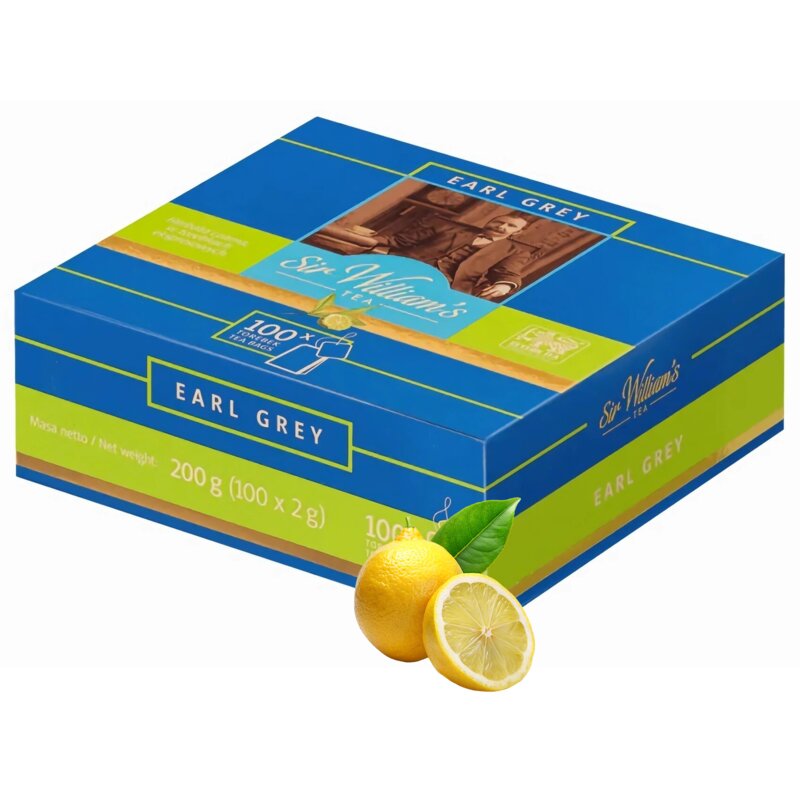 Herbata SIR WILLIAMS Tea Earl Grey (100 sztuk)