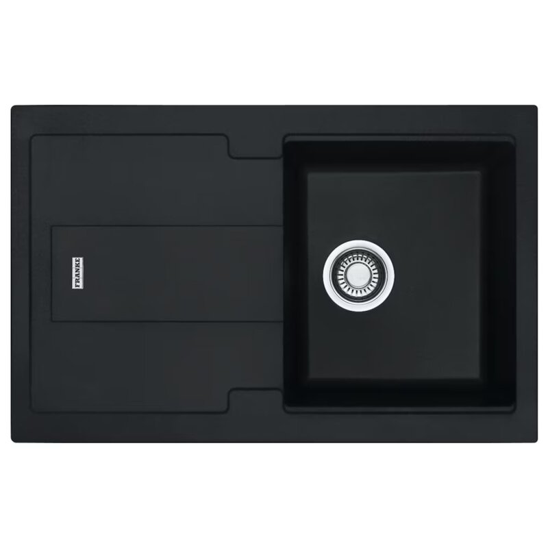 Zlewozmywak jednokomorowy z ociekaczem FRANKE Bellini BLG 611-78 114.0700.120 Onyx 50x78