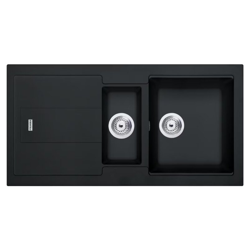 Zlewozmywak półtorakomorowy z ociekaczem FRANKE Bellini BLG 651-97 114.0700.131 Onyx 50x97