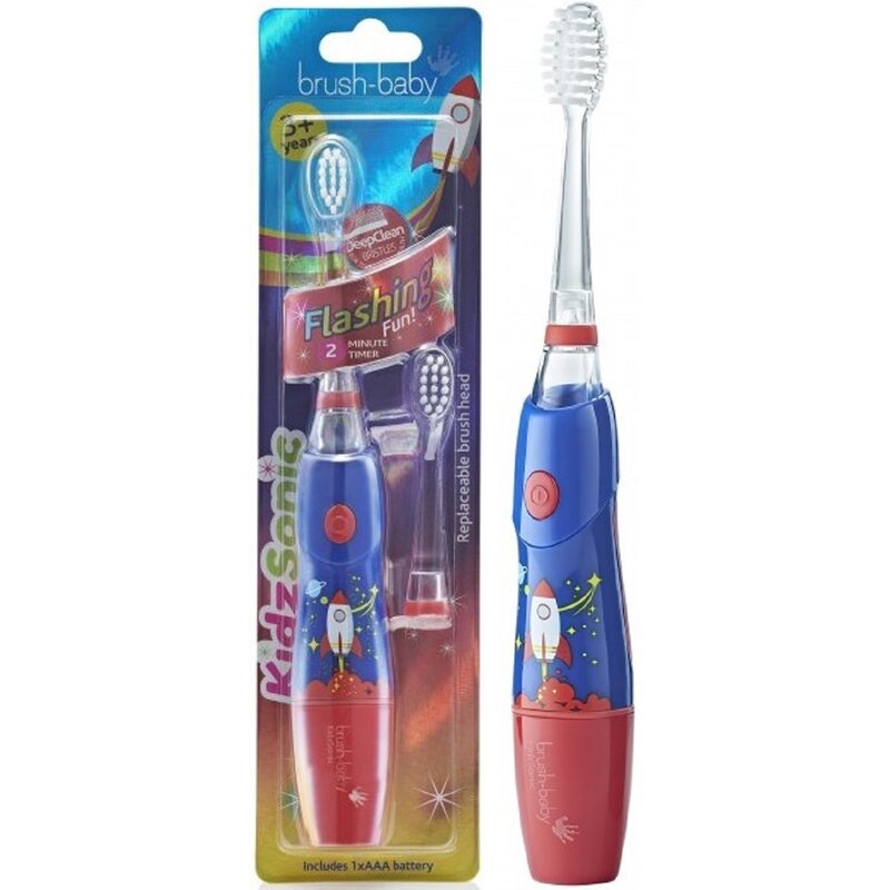 Szczoteczka soniczna BRUSH-BABY KidzSonic Rakieta