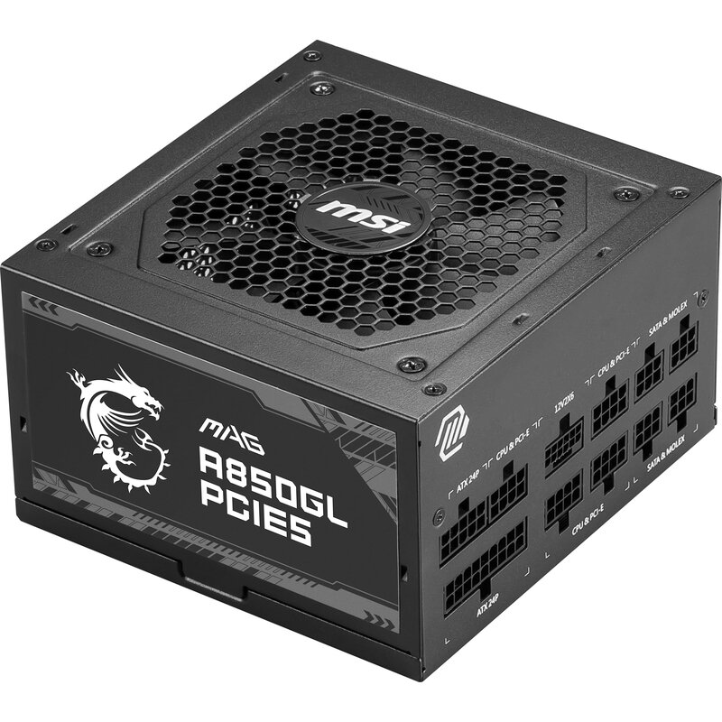 MSI MAG A850GL PCIE5 850W 80+ Gold Czarny