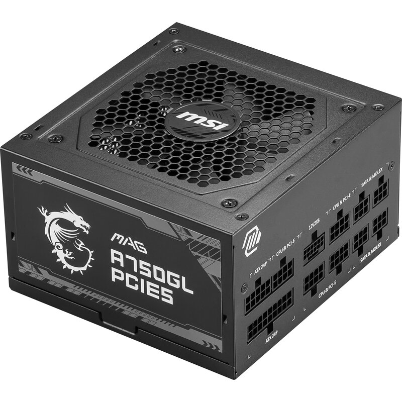 MSI MAG A750GL PCIE5 750W 80+ Gold Czarny