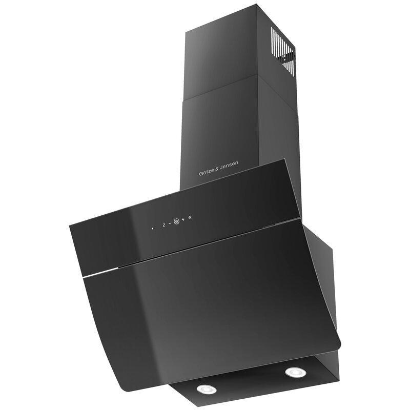 Okap GÖTZE & JENSEN VH466KT Czarny 620m3/h 63dB klasa B