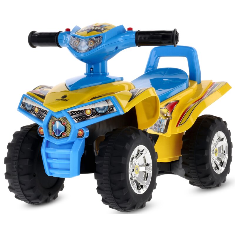 Jeździk SUN BABY Quad Niebiesko-żółty