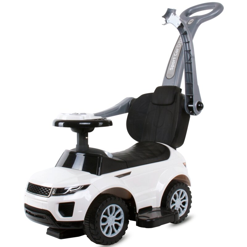 Jeździk SUN BABY Sport Car J05.016.0.4 Biały rączka