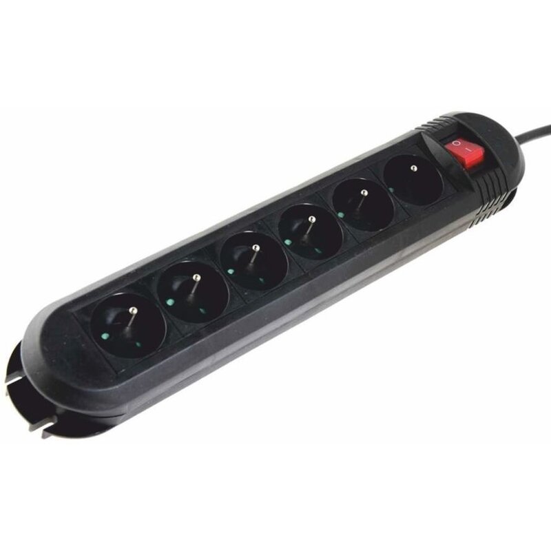 Listwa HAMA Comfort 6GN (1.5 m) Czarny