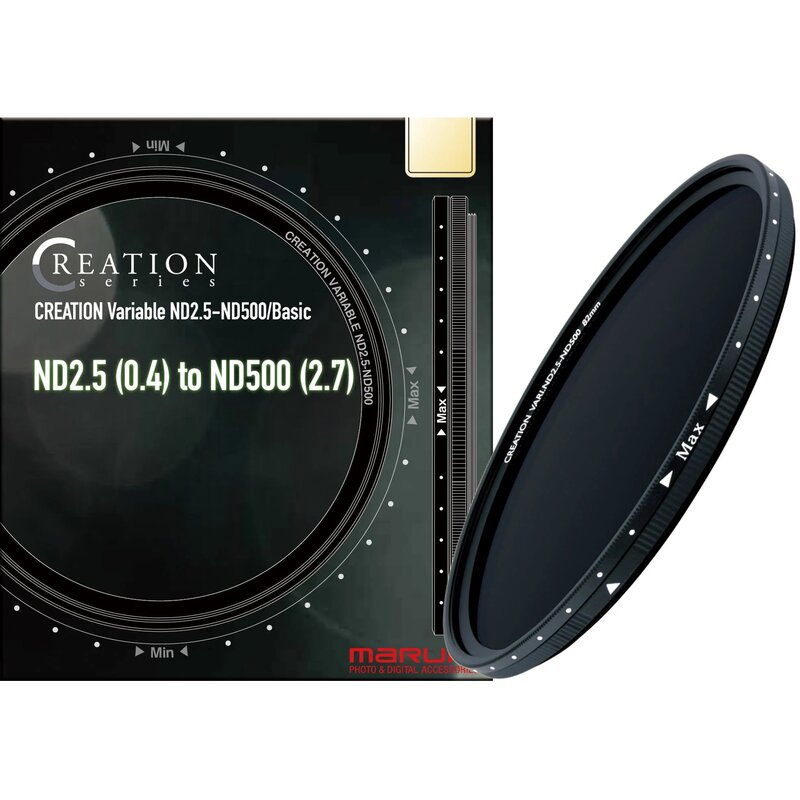 Filtr szary MARUMI Creation Vari-ND 2.5-500 (58 mm)
