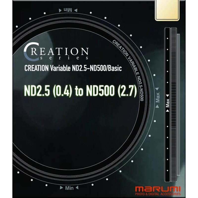 Marumi Creation Vari-ND 2.5-500 58mm