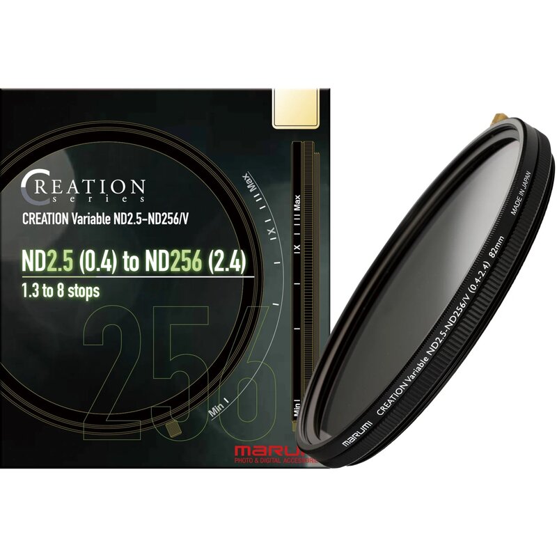Filtr szary MARUMI Creation Video Vari-ND 2.5-256 (82 mm)