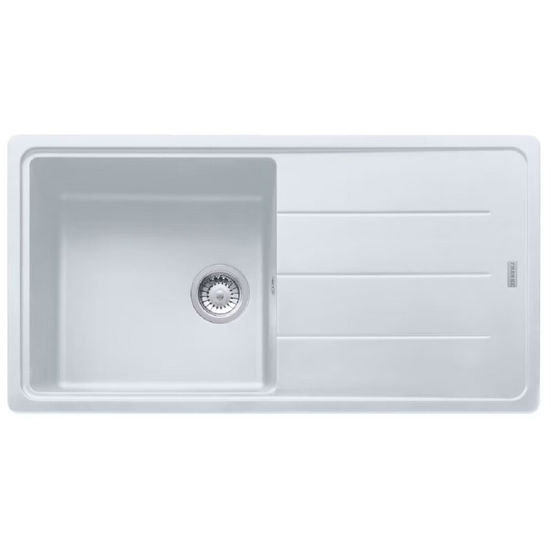 Franke Basis BFG 611-97 Granitowy Biały