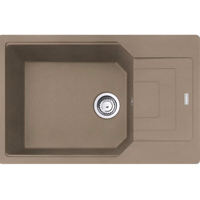 Zlewozmywak jednokomorowy z ociekaczem FRANKE Urban UBG 611-78 XL 114.0687.279 Cappuccino 50x78