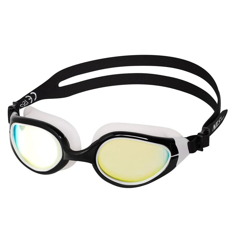Okulary pływackie NILS AQUA NQG480MAF Biało-czarny Filtr UV