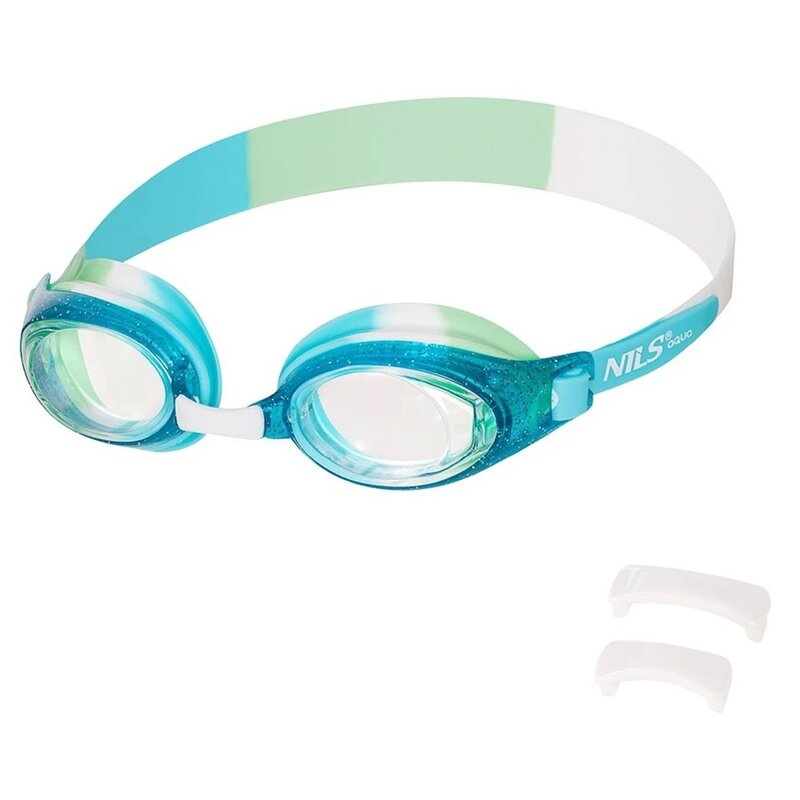 Okulary pływackie NILS AQUA NQG870AF Junior Niebieski filtr UV