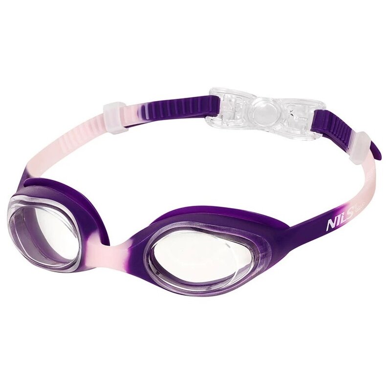 Okulary pływackie NILS AQUA NQG170AF Fioletowo-różowy filtr UV