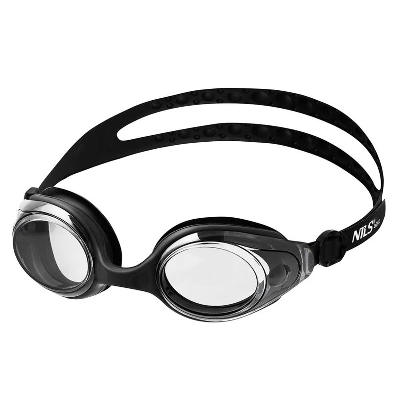 Okulary pływackie NILS AQUA NQG600AF Czarny filtr UV