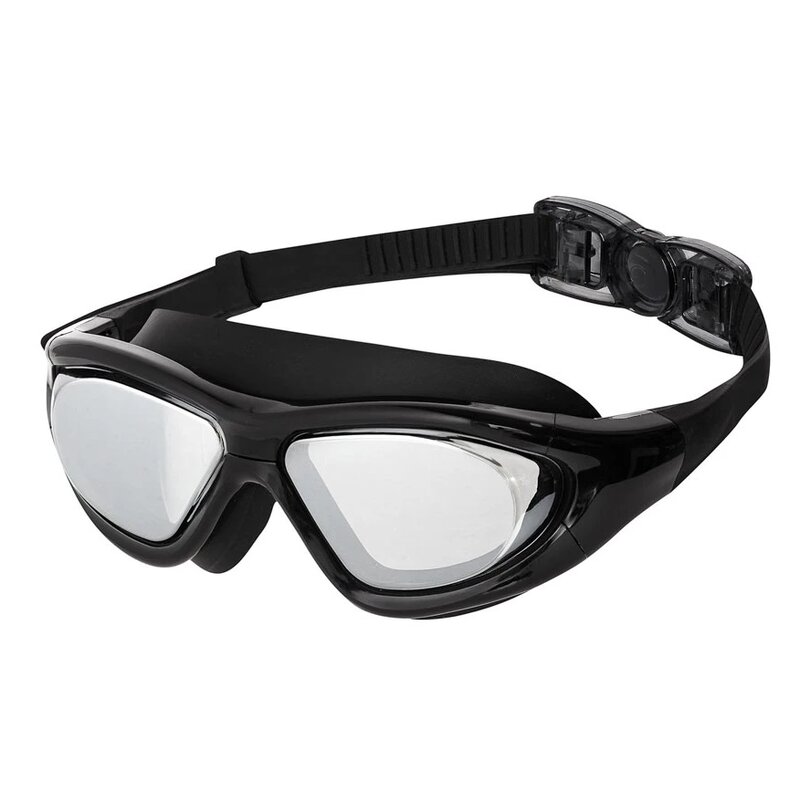 Okulary pływackie NILS AQUA NQG280MAF Junior Czarny filtr UV