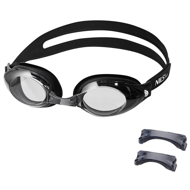 Okulary pływackie NILS AQUA NQG130AF Czarny filtr UV