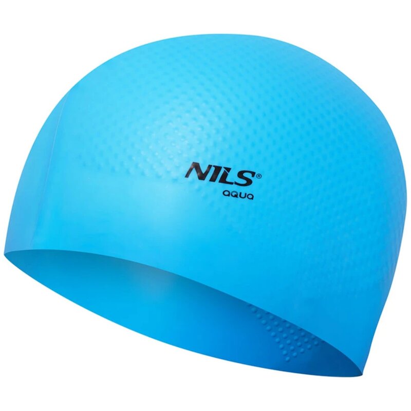 Czepek NILS AQUA Dots Jasnoniebieski