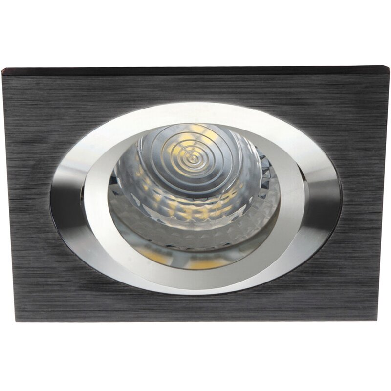 Oczko sufitowe KANLUX Seidy CT-DTL50-B Czarno-srebrny