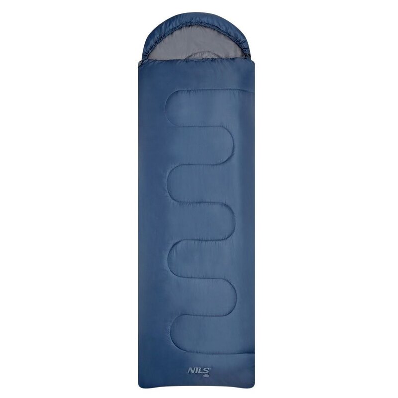 Śpiwór NILS CAMP NC2107 Granatowo-szary (rozmiar L)