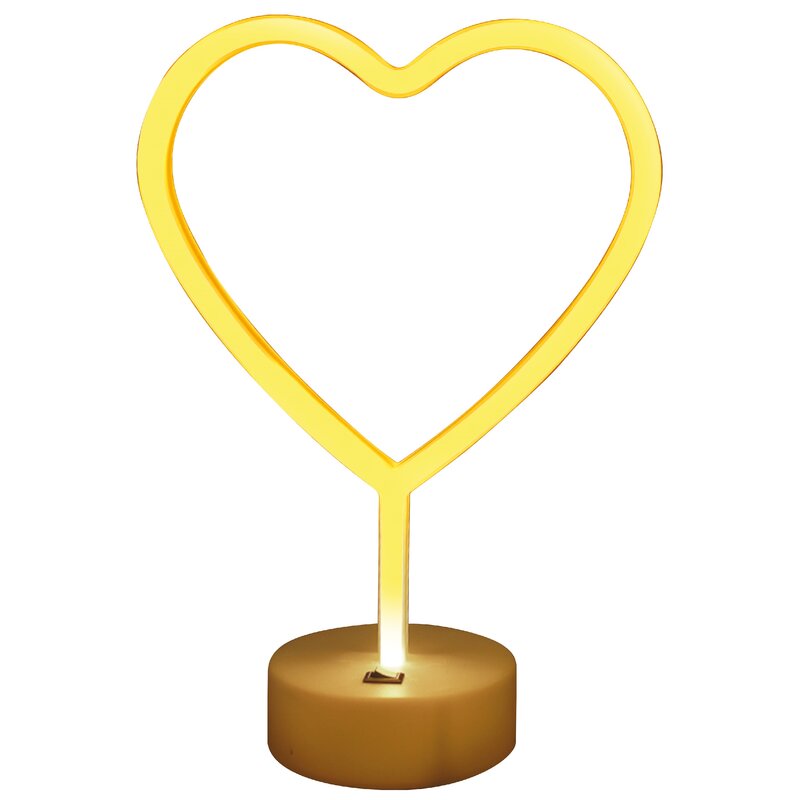 Neon LED MANTA Serce SNL40WH