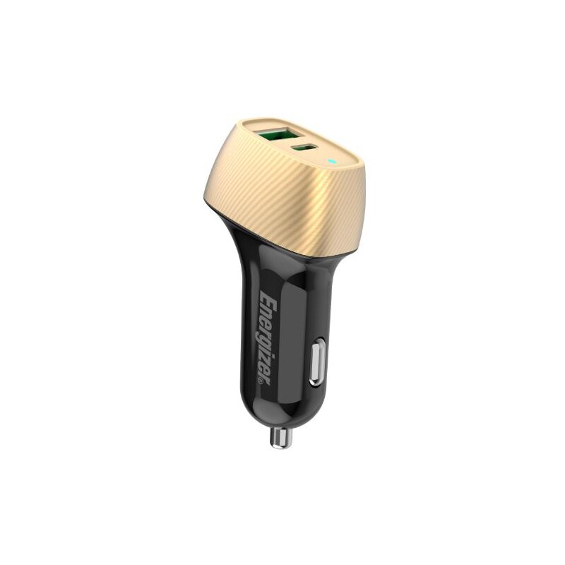 Ładowarka samochodowa ENERGIZER Ultimate 38W PD + QC3.0 Czarno-złoty