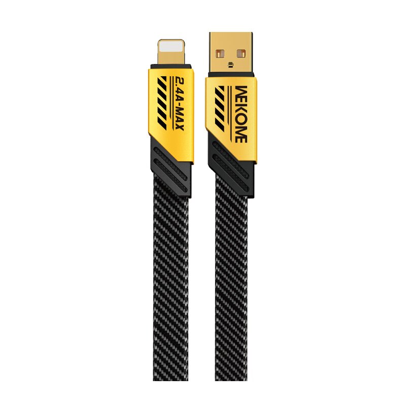 Kabel USB - Lightning WEKOME WDC-190 Mecha Series 1 m Żółty