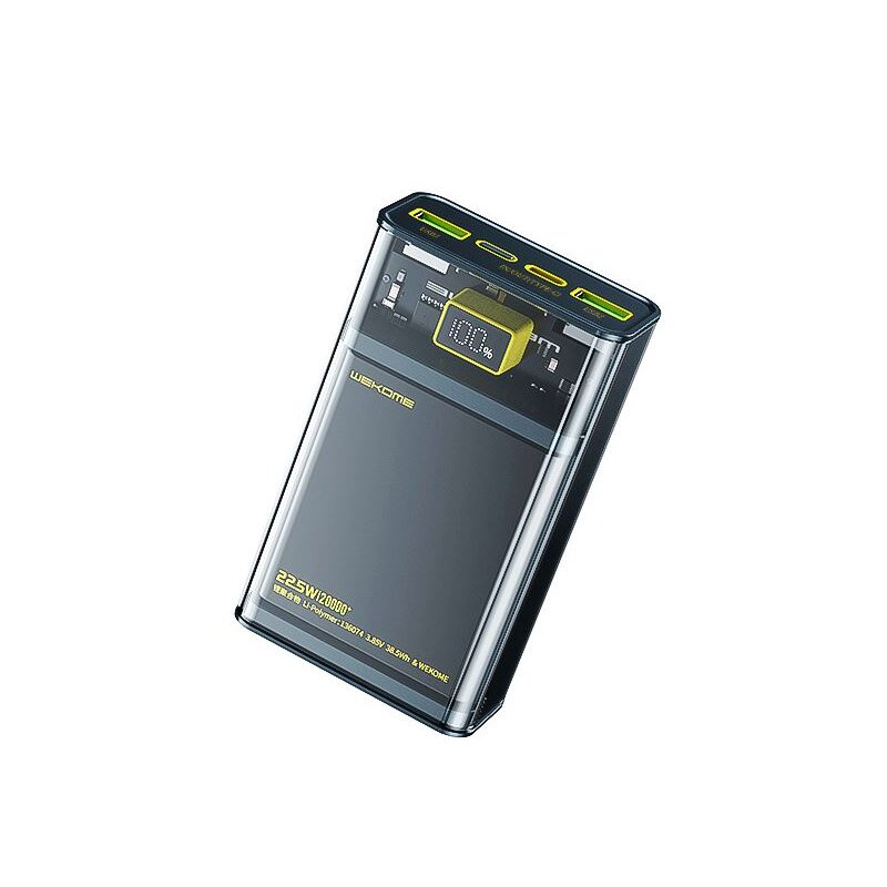 Powerbank WEKOME WP-321 Vanguard Series 20000 mAh 22.5W Czarno-przezroczysty