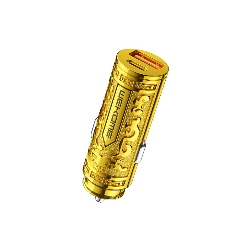 Ładowarka samochodowa WEKOME WP-C37 Sakin Series 20W Złoty