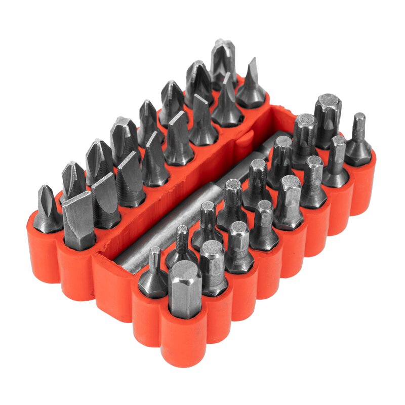 Zestaw bitów MEGA 10734 z uchwytem magnetycznym 1/4”