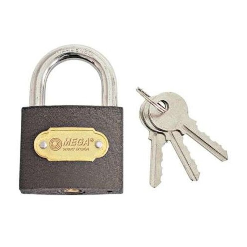 Kłódka MEGA 24463 63mm 3 klucze