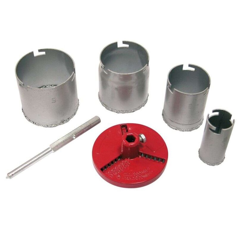 Zestaw otwornic do gresu wolfram MEGA 26434