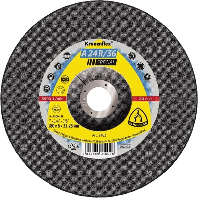 Tarcza do szlifowania KLINGSPOR 2830 125 mm