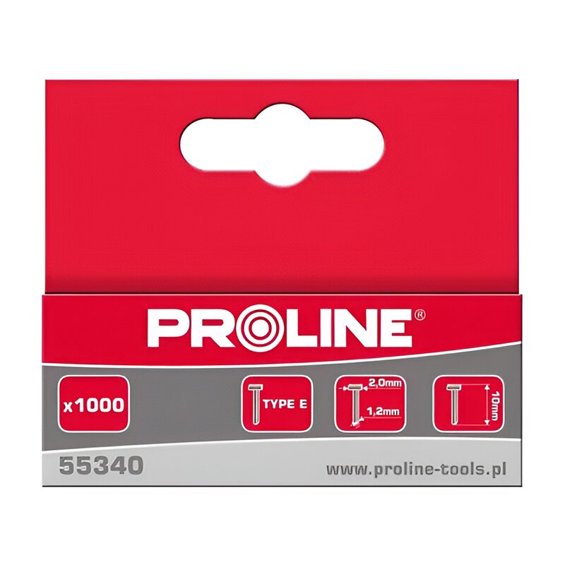 Gwoździe tapicerskie PROLINE 55340 (1000 szt.)