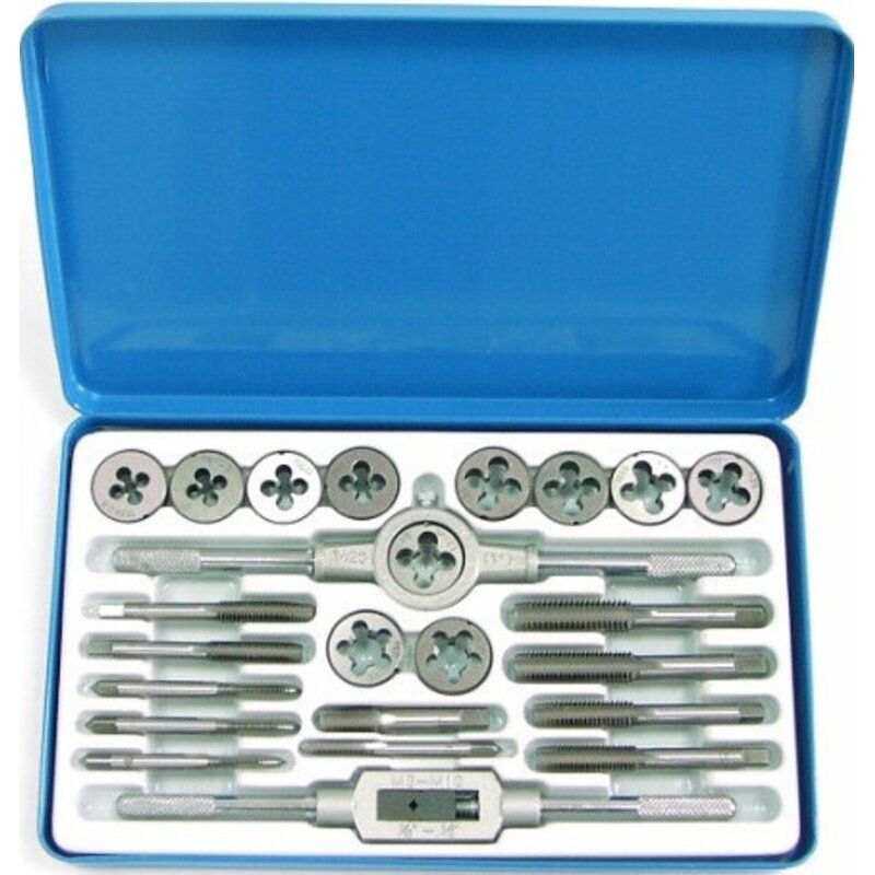 Zestaw narzynek i gwintowników MEGA 67224 (24 elementy)