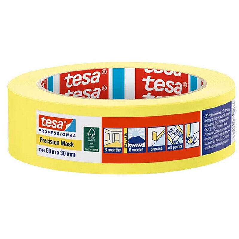 Taśma malarska TESA Professional 4334 (50 m x 30 mm)