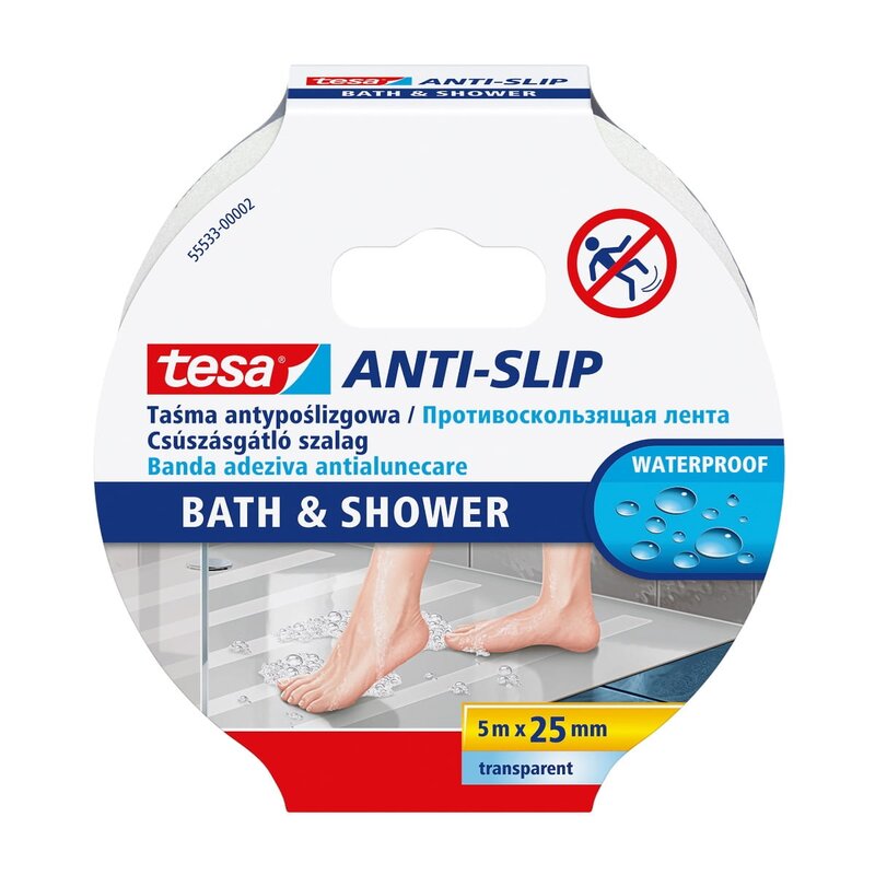 Taśma antypoślizgowa TESA 555330000211 (5m) Przezroczysty