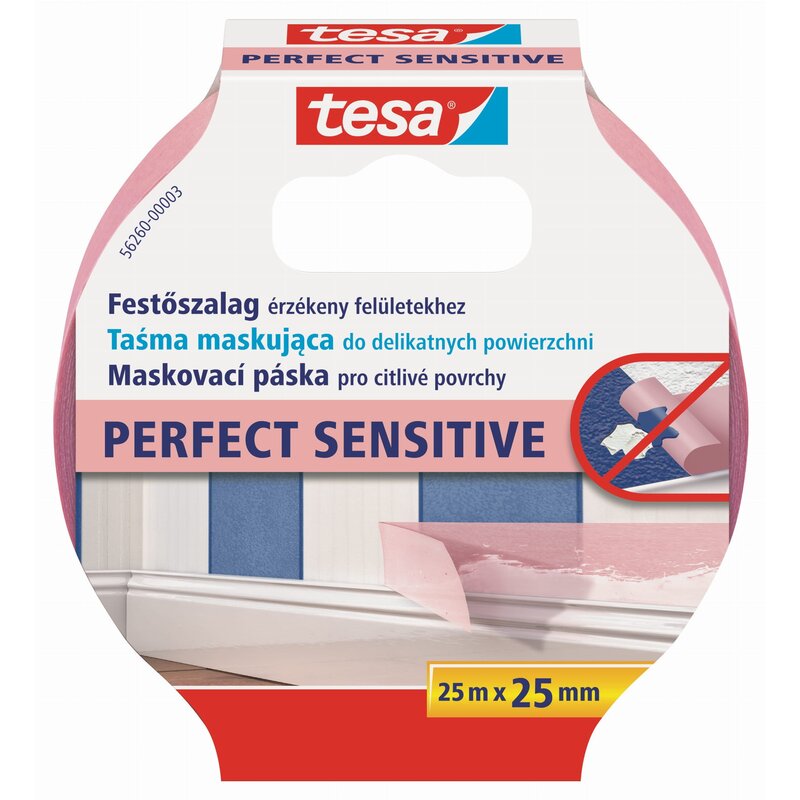 Taśma malarska TESA Perfect sensitive (25 m x 25 mm)
