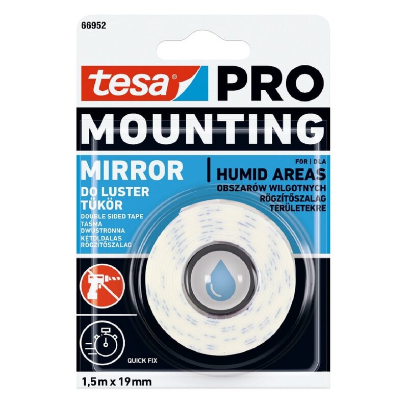 Taśma montażowa TESA PRO Mounting Mirror 66952 (1.5m)