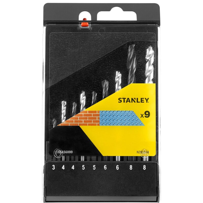 Zestaw wierteł STANLEY STA56000-QZ (9 szt.)