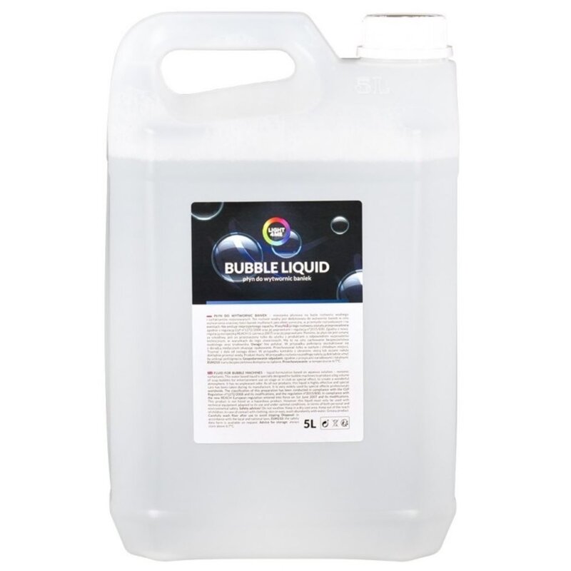 Płyn do wytwornic baniek LIGHT4ME Bubble Liquid 5 l