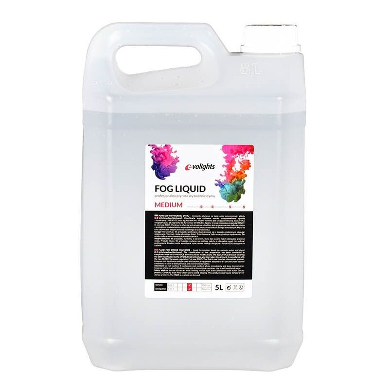 Płyn do wytwornic dymu EVOLIGHTS Fog Liquid Medium 5 l