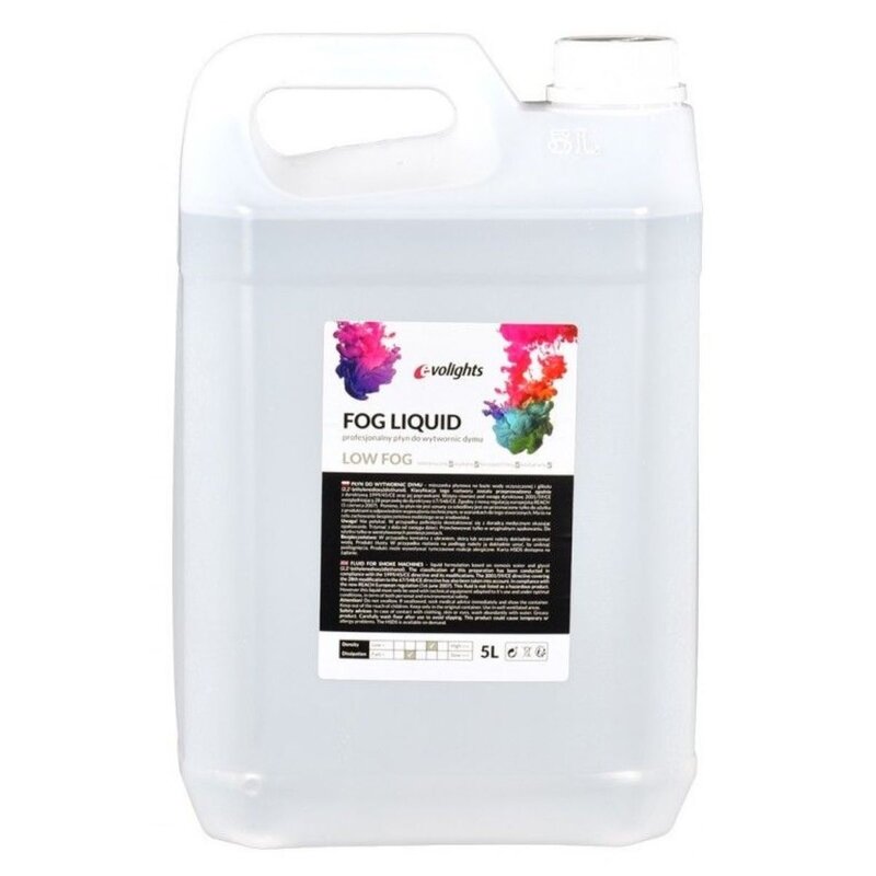 Płyn do wytwornic dymu EVOLIGHTS Low Fog 5 l