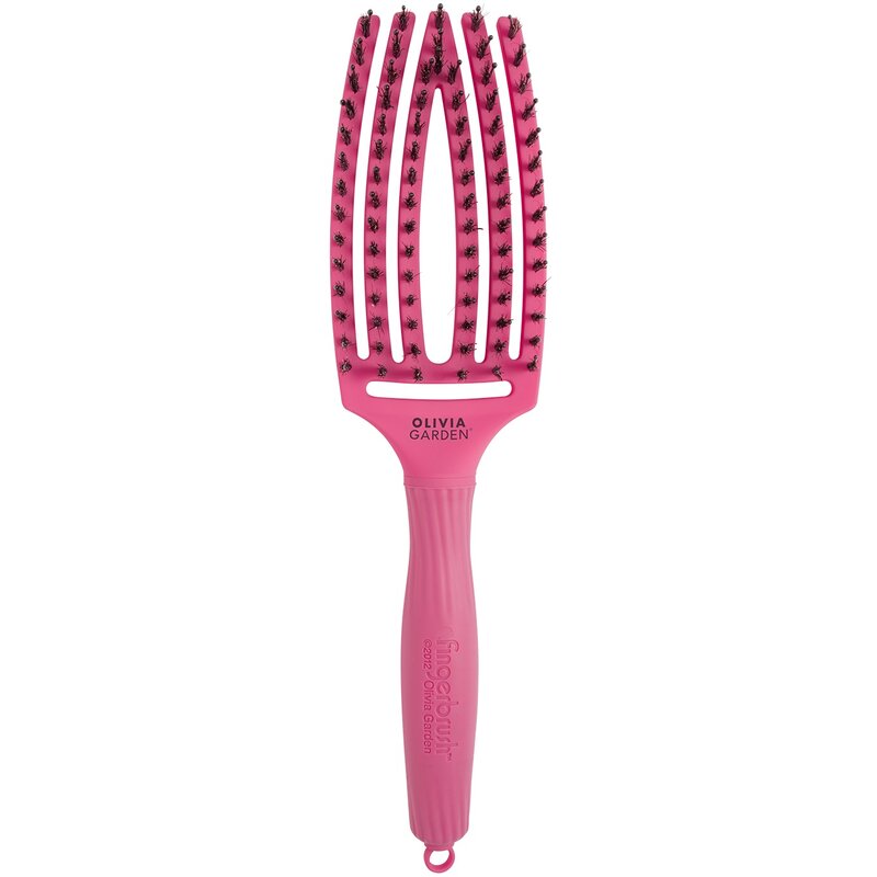 Szczotka do włosów OLIVIA GARDEN Fingerbrush Combo M Różowy