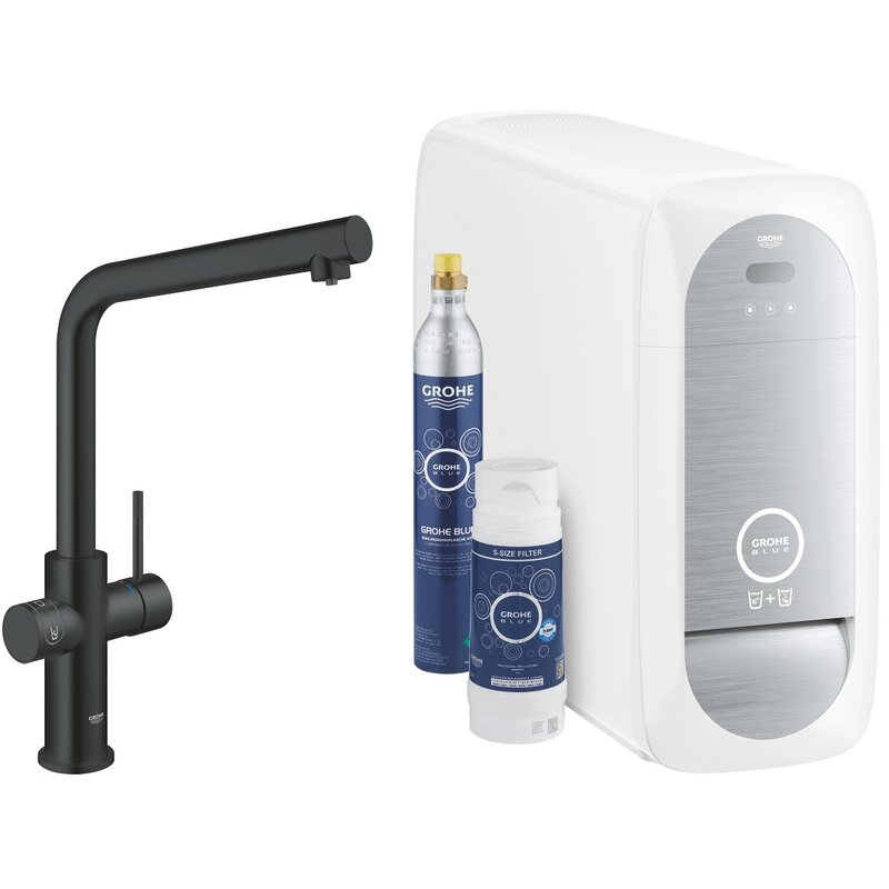 Bateria GROHE Blue Home 31454KS1 z filtrem Aksamitna czerń