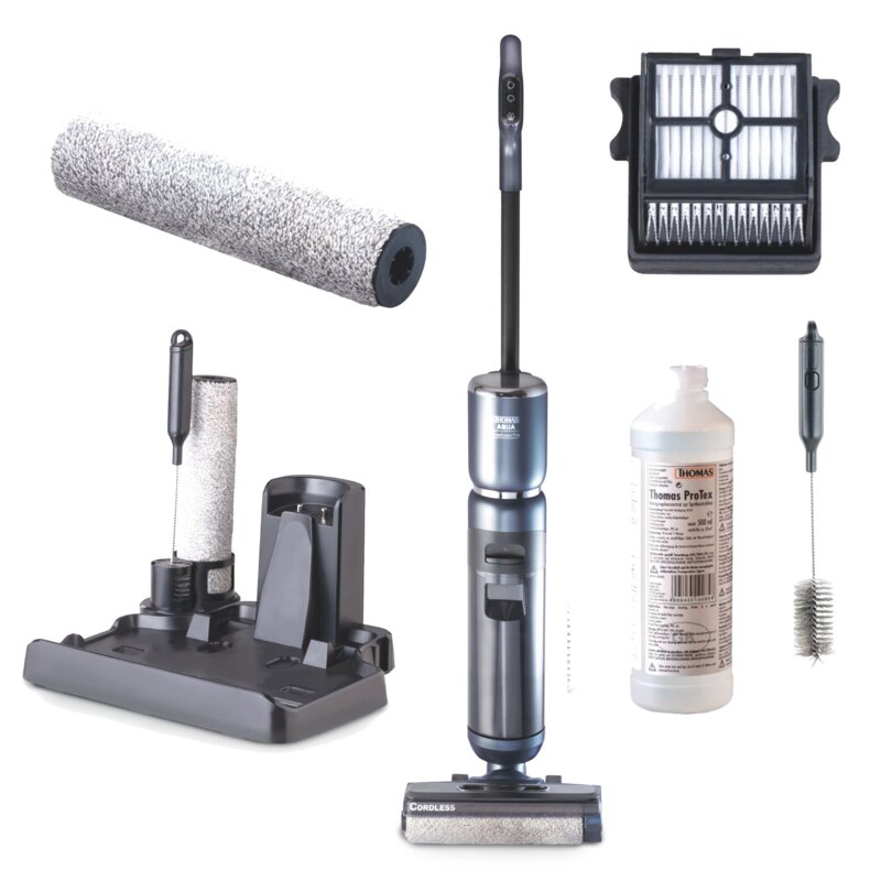Odkurzacz pionowy THOMAS Floor Cleaner Plus 785502 separacja wody Bezprzewodowy (Mopujący)