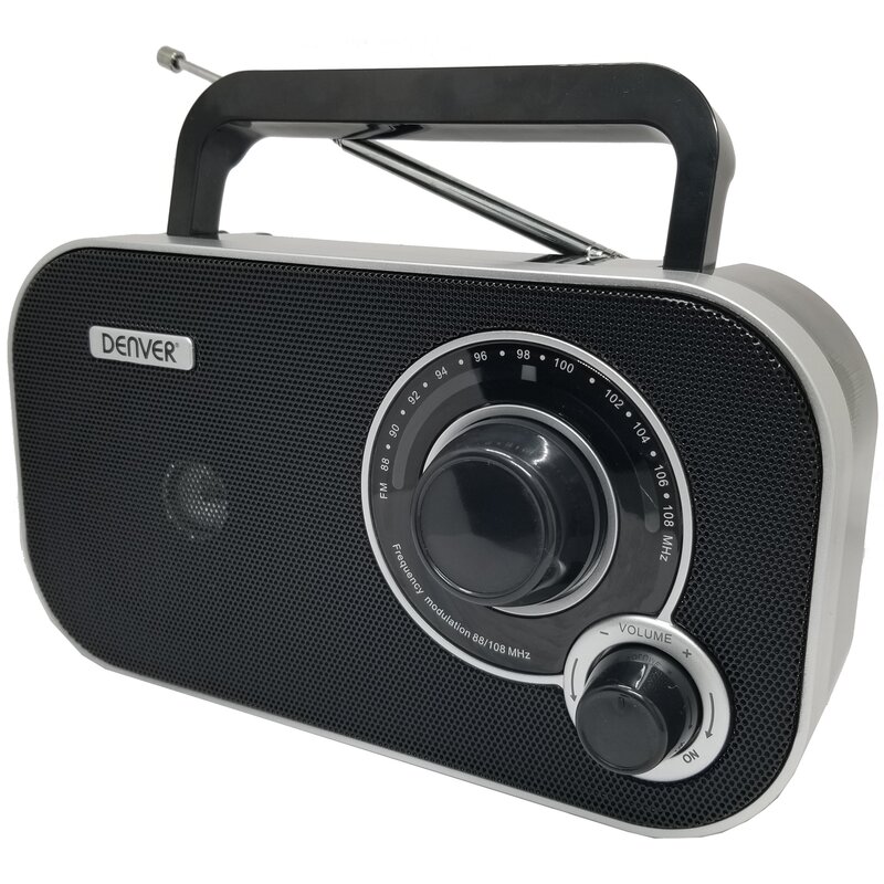 Radio DENVER TR-51 Analogowe Przenośne Czarno-srebrny