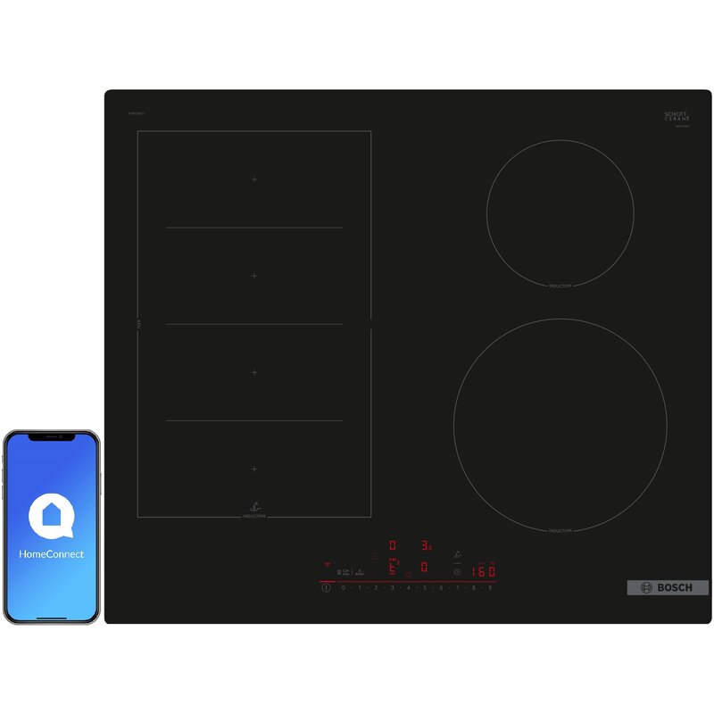 Płyta indukcyjna BOSCH PIX61RHC1E sterowanie przez aplikacje HomeConnect