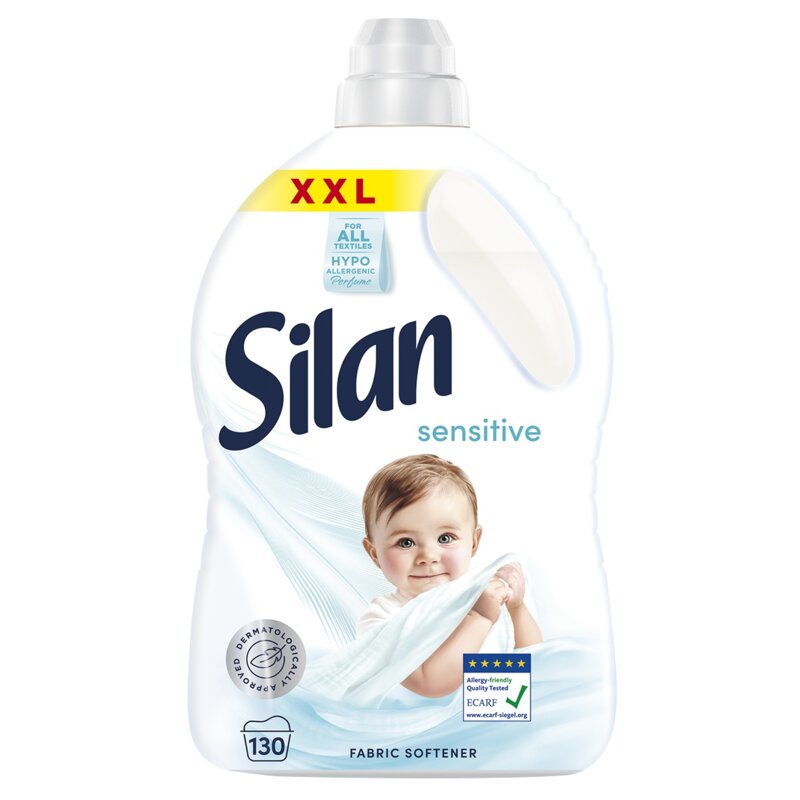 Płyn do płukania SILAN Sensitive and Baby 2860 ml
